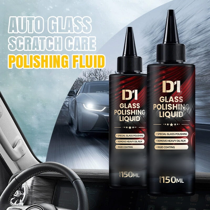 Auto Glass Scratch Care Polishing Fluid — 150 ml — Bring a clearer finish to your glass-care routine.