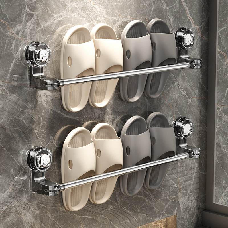 🛁✨ Light Luxury No-Punch - Retractable Suction Cup Towel Bar