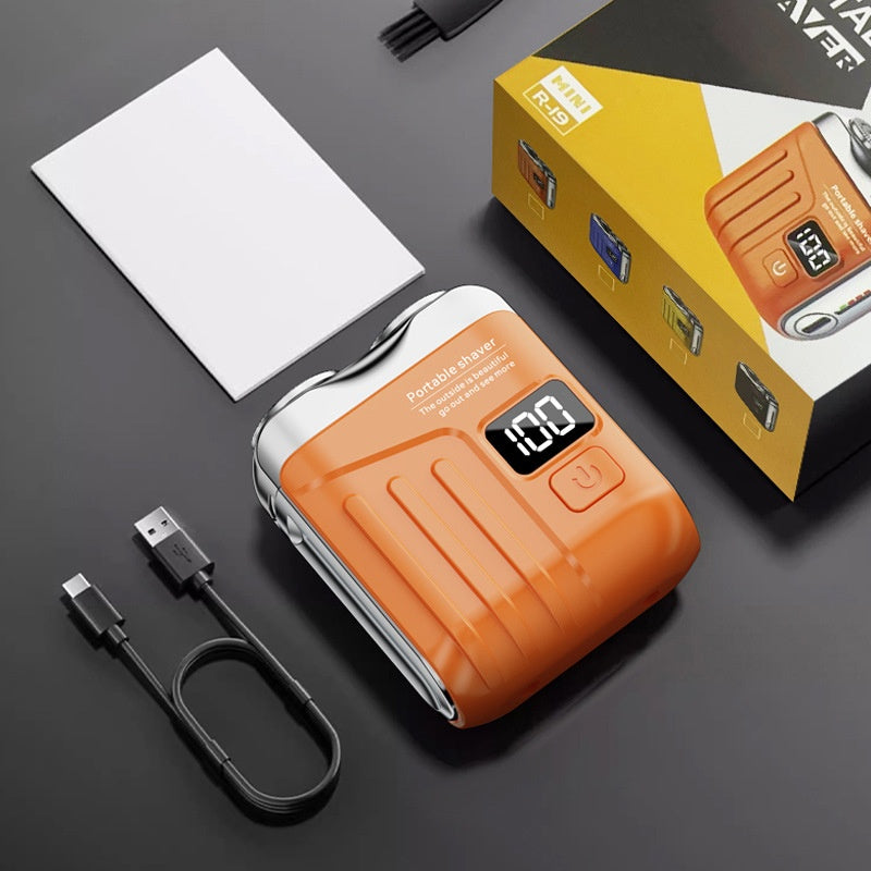 💫Men’s Waterproof Mini Electric Shaver with LED Display✨