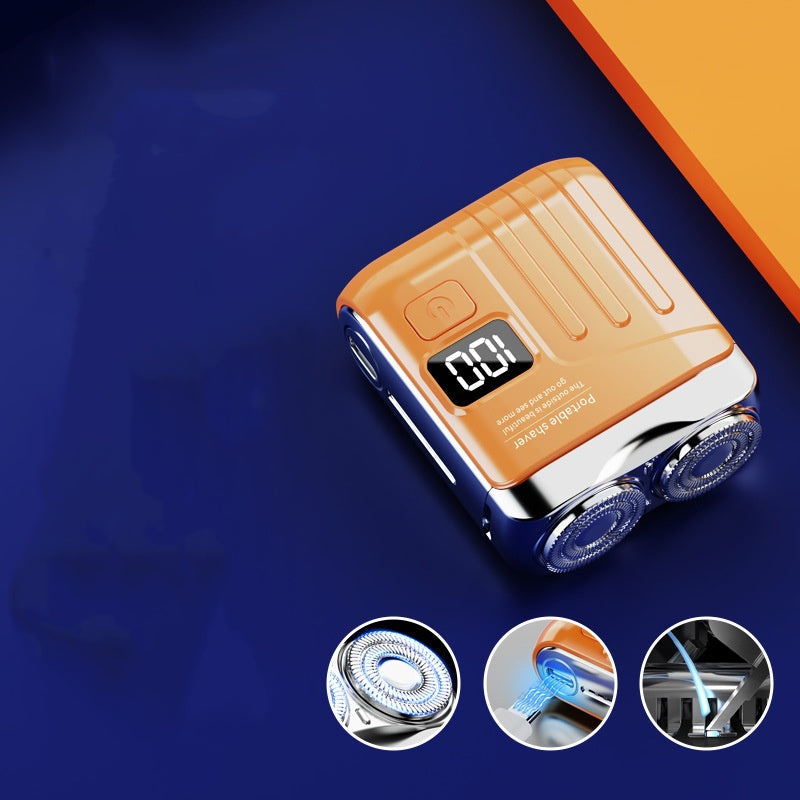 💫Men’s Waterproof Mini Electric Shaver with LED Display✨