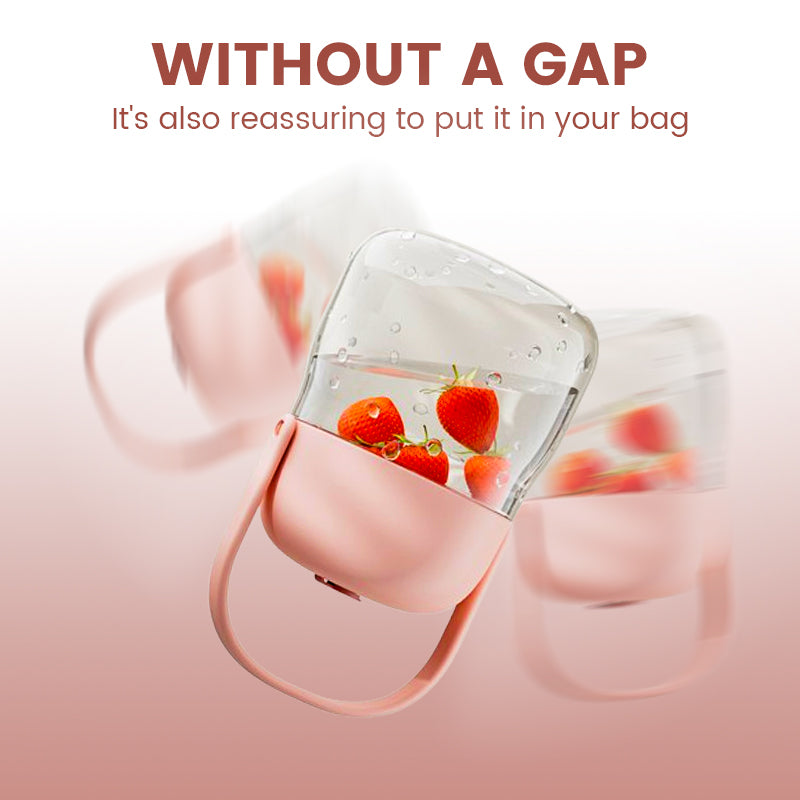 Portable Chilling & Draining Salad Cup with Lid and Handles