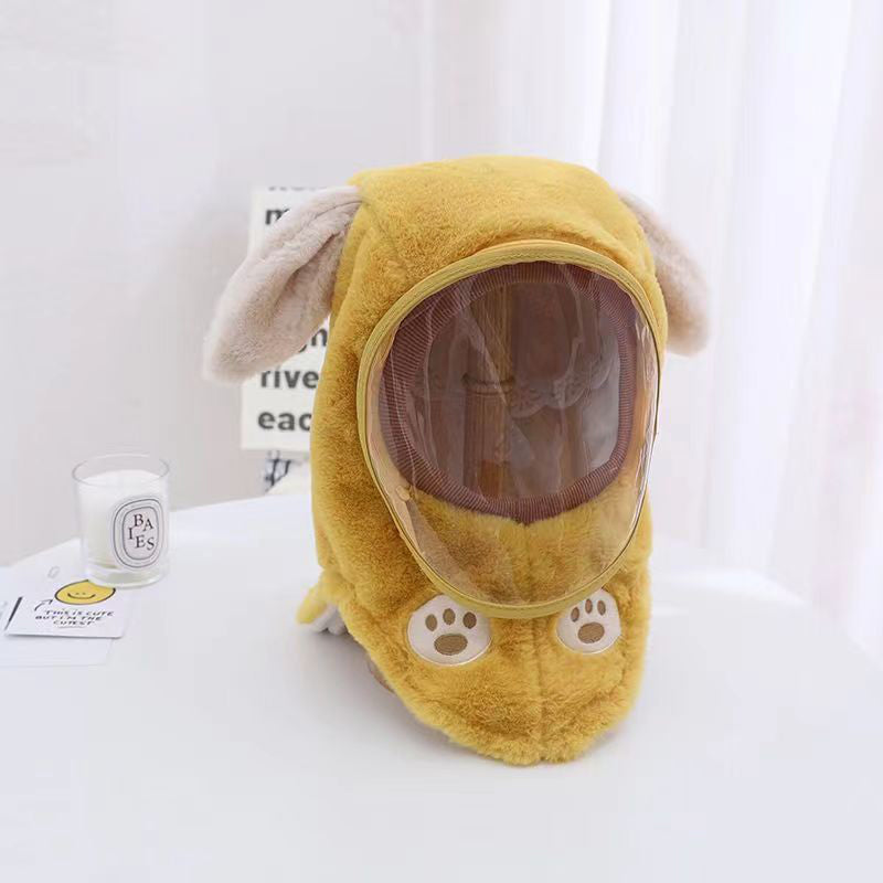 Kids' Winter Hat with Detachable Windproof Mask