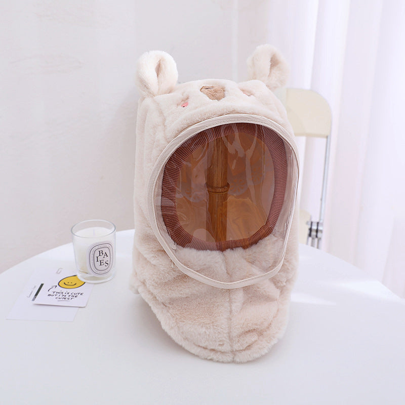 Kids' Winter Hat with Detachable Windproof Mask