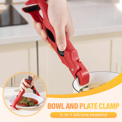 🌟Buy more Save more🌟3-in-1 Silicone Bowl and Plate Clamp