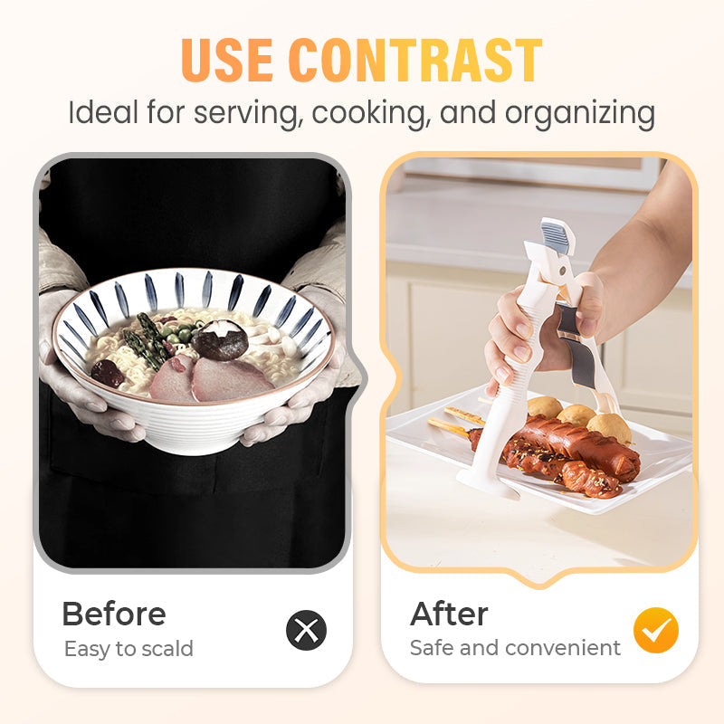 🌟Buy more Save more🌟3-in-1 Silicone Bowl and Plate Clamp