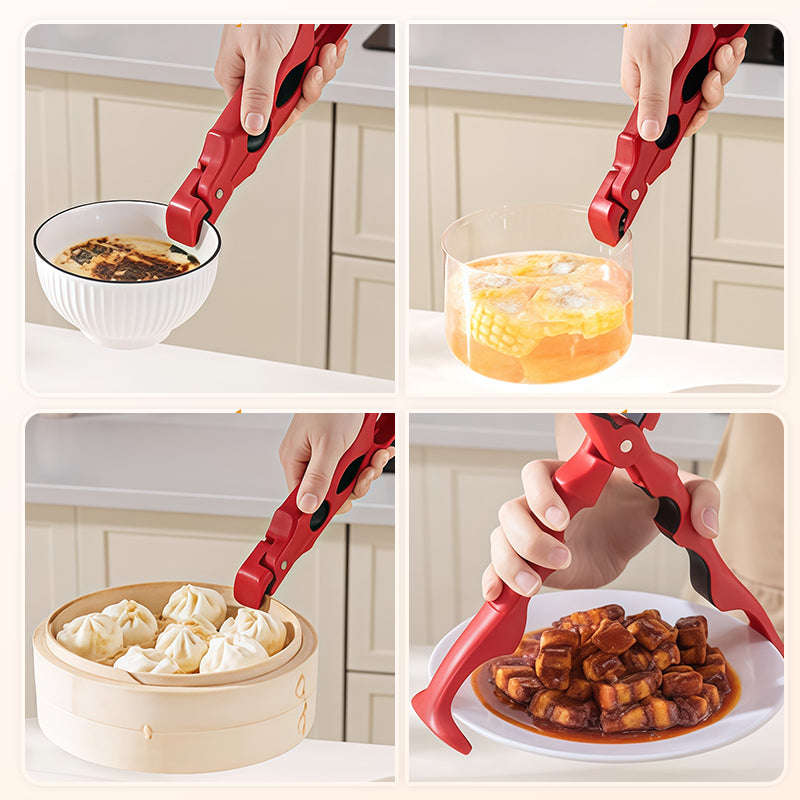 🌟Buy more Save more🌟3-in-1 Silicone Bowl and Plate Clamp