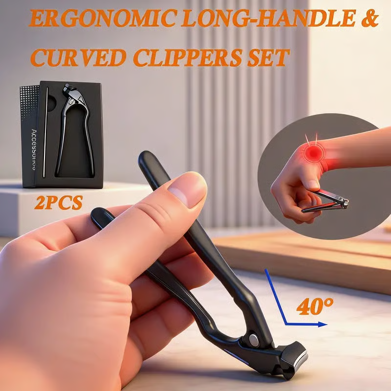 📐 2026 Trending | Curved Blade Nail Clipper | Precise & Smooth Cut 💅【-50%】
