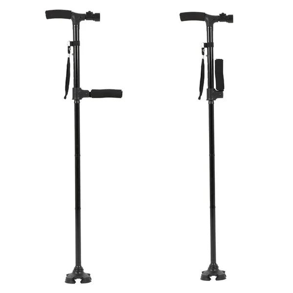 🔥💥 Aluminum Alloy LED Light Anti-Skid Folding Walking Stick 💥👵