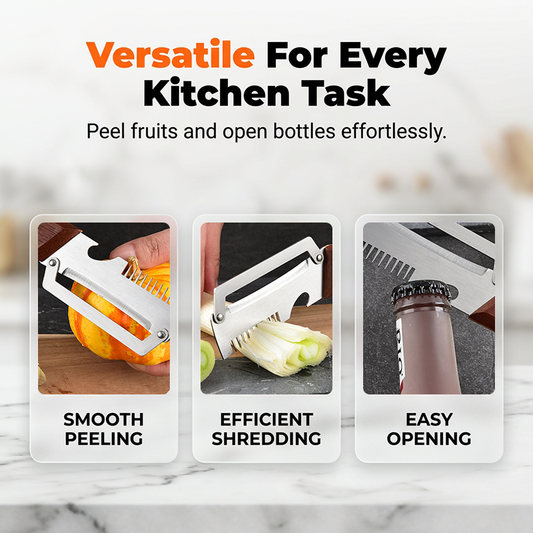 ✨3-in-1 Scallion Shredder & Peeler – Fast, Efficient & Must-Have Kitchen Tool