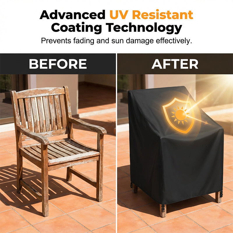 🔥 HOT SALE 2026 + 50K+ SOLD + 50% OFF! Waterproof outdoor furniture cover – 210D Oxford fabric, resistant to UV radiation and wind. Protects patio sets, garden furniture, and cushions from rain, sun, and dust. 🪑✨