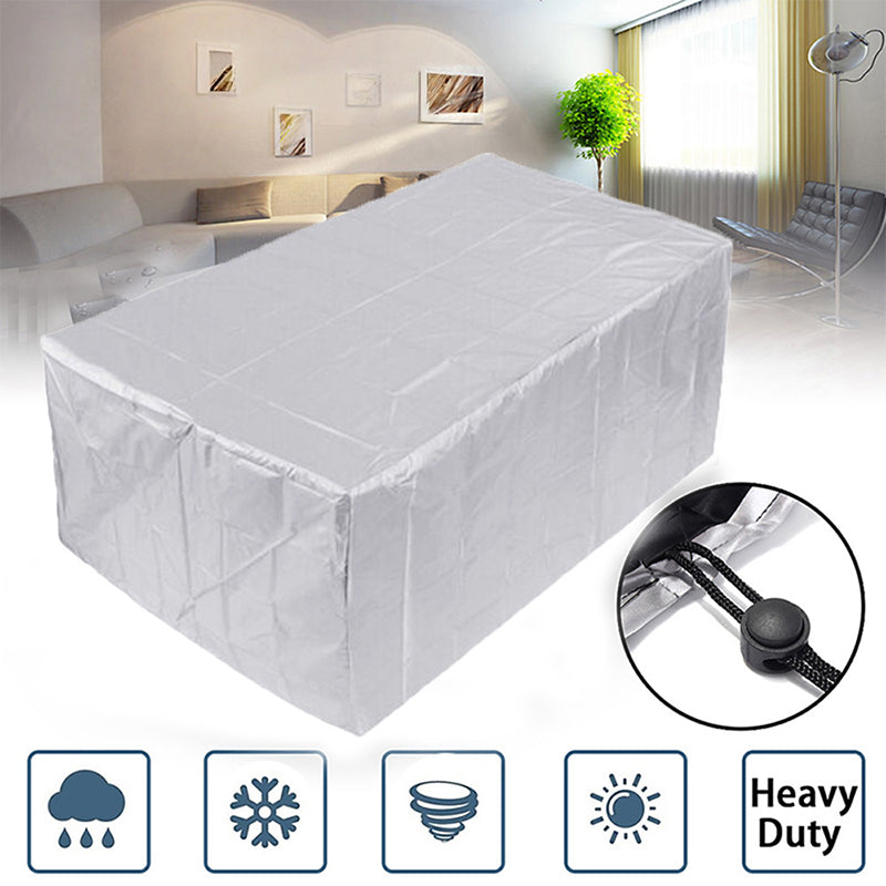 🔥 HOT SALE 2026 + 50K+ SOLD + 50% OFF! Waterproof outdoor furniture cover – 210D Oxford fabric, resistant to UV radiation and wind. Protects patio sets, garden furniture, and cushions from rain, sun, and dust. 🪑✨