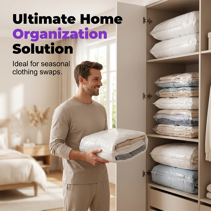 🧳Buy 2 Get 1 Free✨Space Saving Vacuum Storage Bags for Home Use – Reusable & Airtight