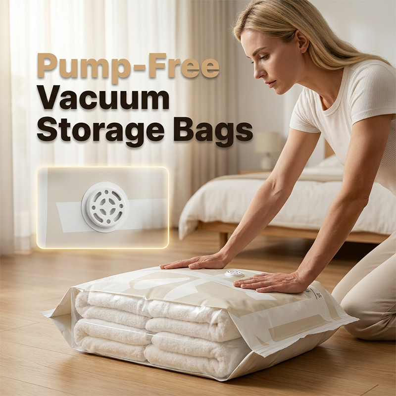 No Pump Vacuum Storage Bags