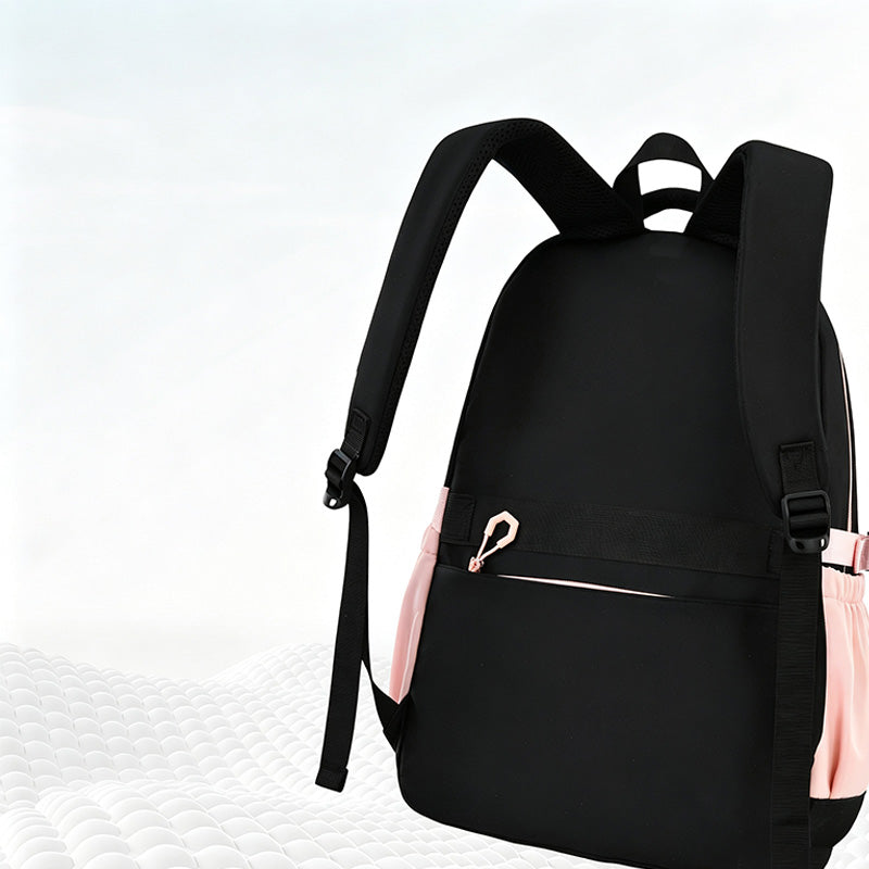Cute Bowknot Lightweight School Backpack – Water Repellent & Anti-Theft!
