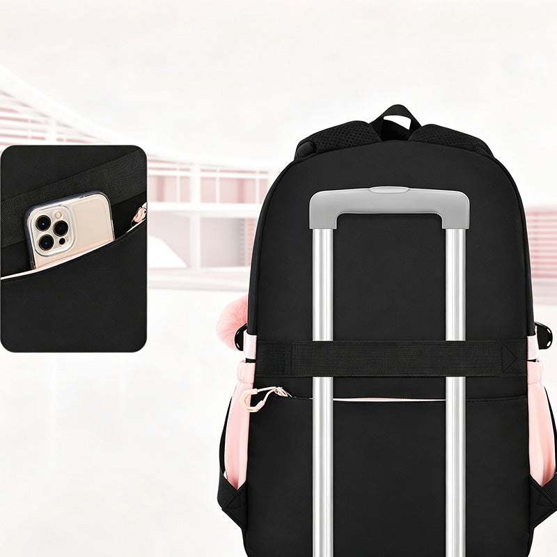 🎀🎒 50% OFF! ⚡Cute Bowknot Lightweight School Backpack – Water Repellent & Anti-Theft!