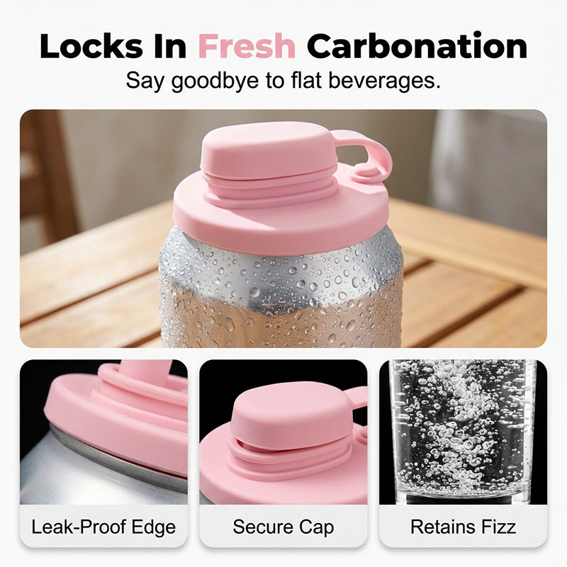 🥤 Silicone Soda Can Lid Cover for Cleaner Outdoor Sipping