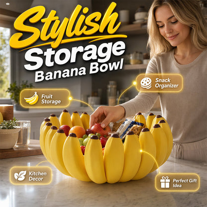 ⏰️Limited 50% OFF!!🍌Creative Banana Shape Fruit Bowl-sculptural design✨