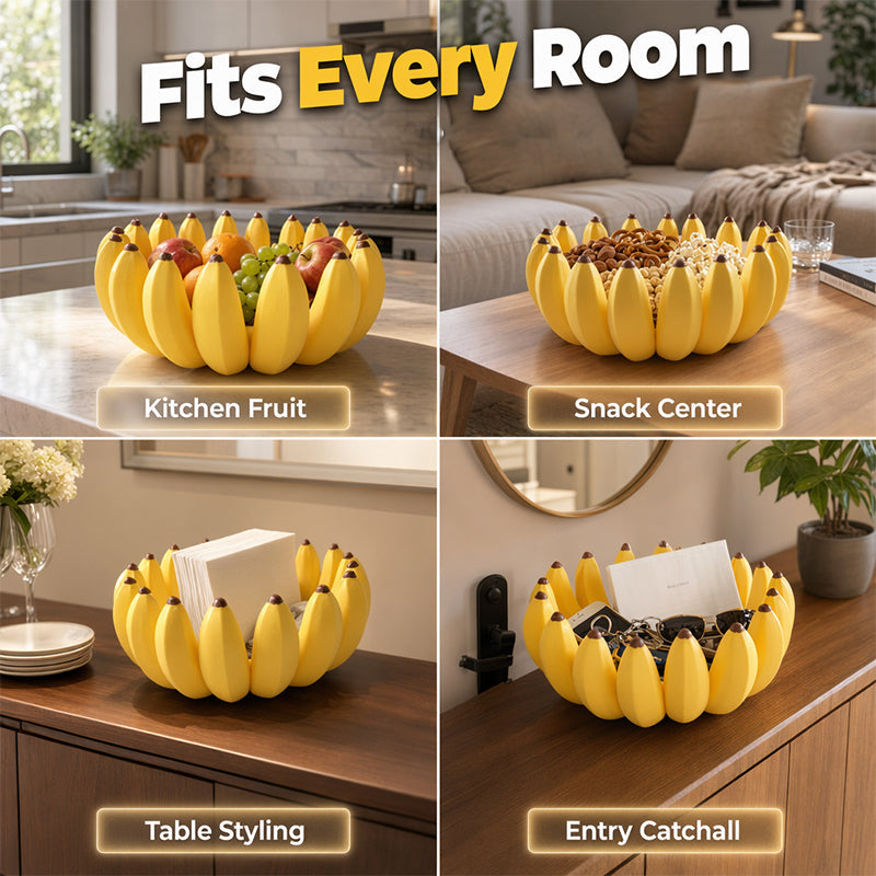 ⏰️Limited 50% OFF!!🍌Creative Banana Shape Fruit Bowl-sculptural design✨