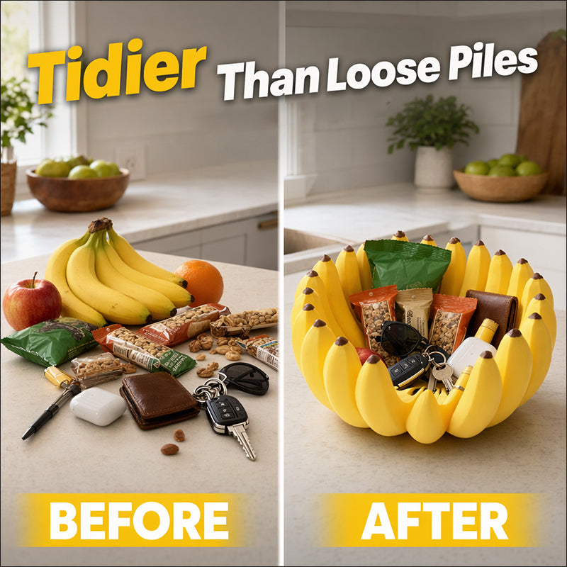 ⏰️Limited 50% OFF!!🍌Creative Banana Shape Fruit Bowl-sculptural design✨