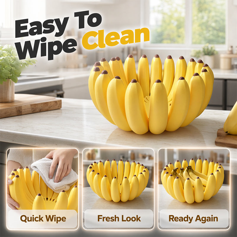 ⏰️Limited 50% OFF!!🍌Creative Banana Shape Fruit Bowl-sculptural design✨