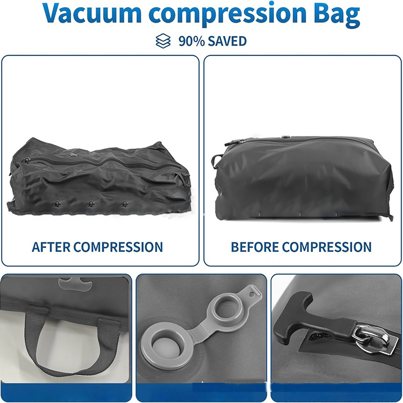 Reusable Travel Vacuum Compression Bag for Luggage