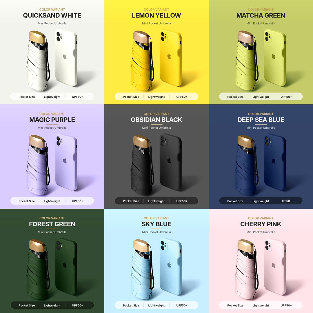 ☀️🔥Dual-Purpose Portable Umbrella🌈☂️